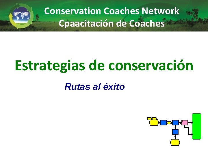 Conservation Coaches Network Cpaacitación de Coaches Training Estrategias de conservación Rutas al éxito 