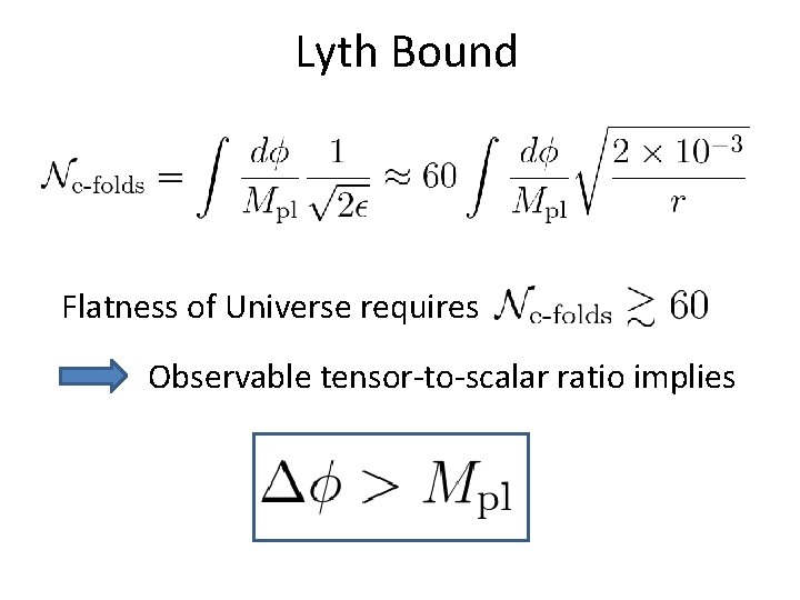 Lyth Bound Flatness of Universe requires Observable tensor-to-scalar ratio implies 