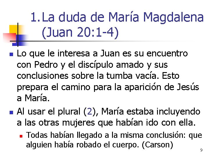 Unidad 9 Pasin y resurreccin de Jess Estudio
