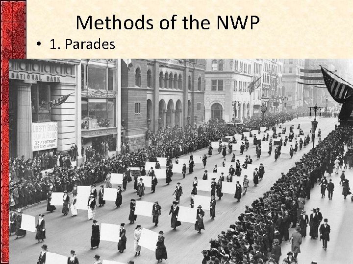 Methods of the NWP • 1. Parades 