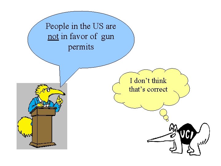 People in the US are not in favor of gun permits I don’t think