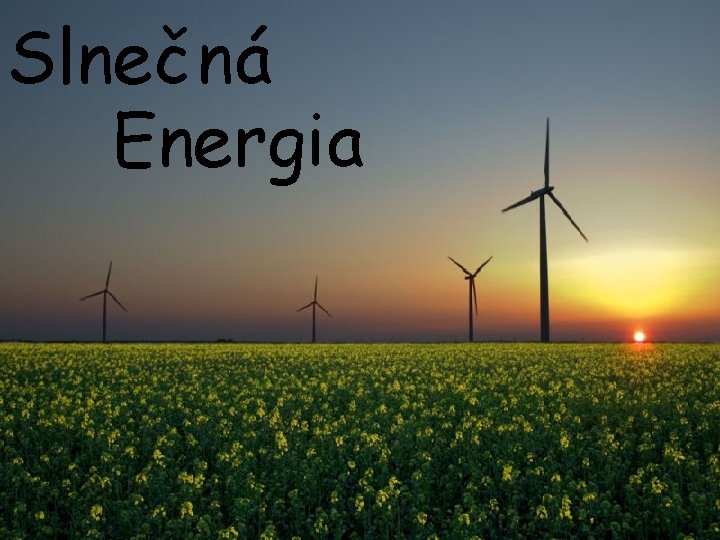 Slnečná Energia 