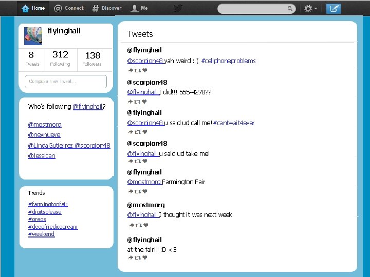 flyinghail Tweets 8 312 138 Tweets Following Followers @flyinghail @scorpion 48 yah weird :