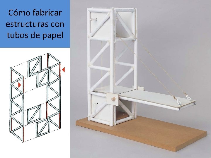 Cómo fabricar estructuras con tubos de papel 