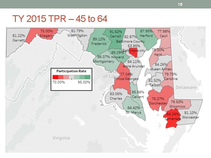 15 TY 2015 TPR – 45 to 64 