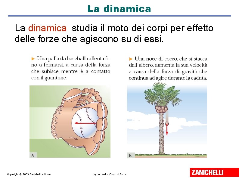 La dinamica studia il moto dei