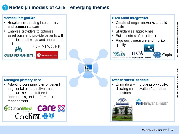 2 Redesign models of care – emerging themes Managed primary care ▪ Adopting core 2 Redesign models of care – emerging themes Managed primary care ▪ Adopting core