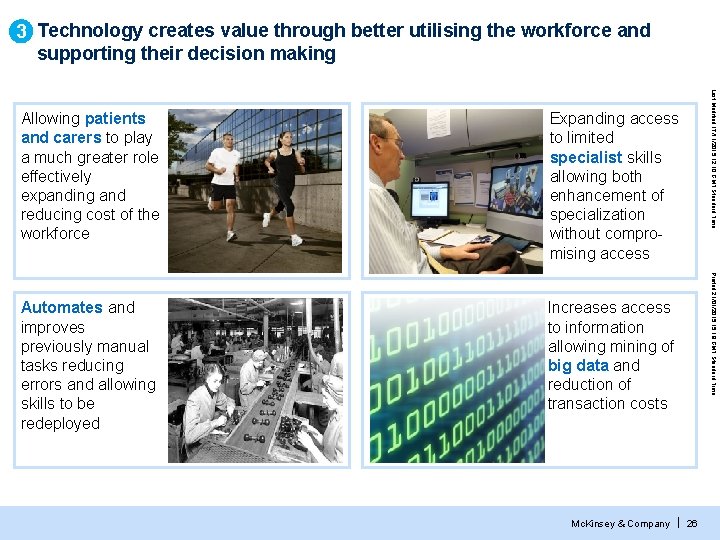 3 Technology creates value through better utilising the workforce and supporting their decision making 3 Technology creates value through better utilising the workforce and supporting their decision making