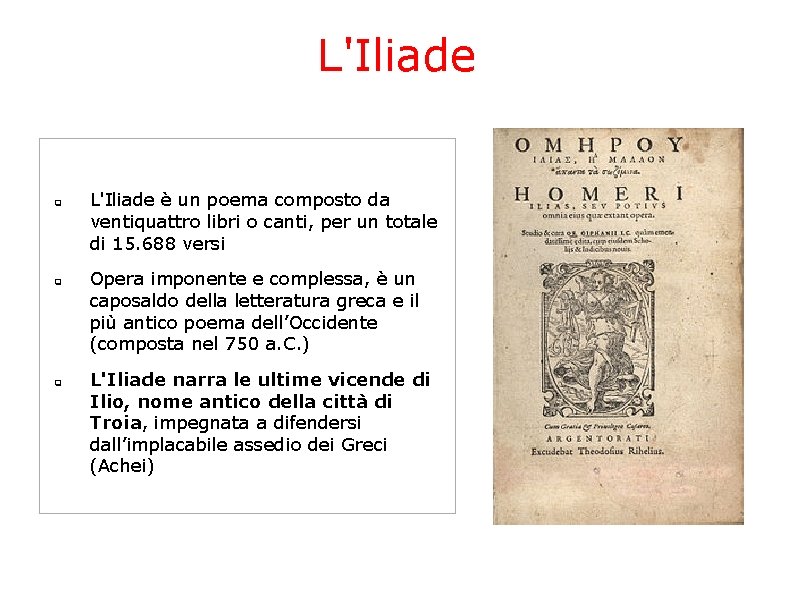 Da Dove Deriva Il Nome Iliade