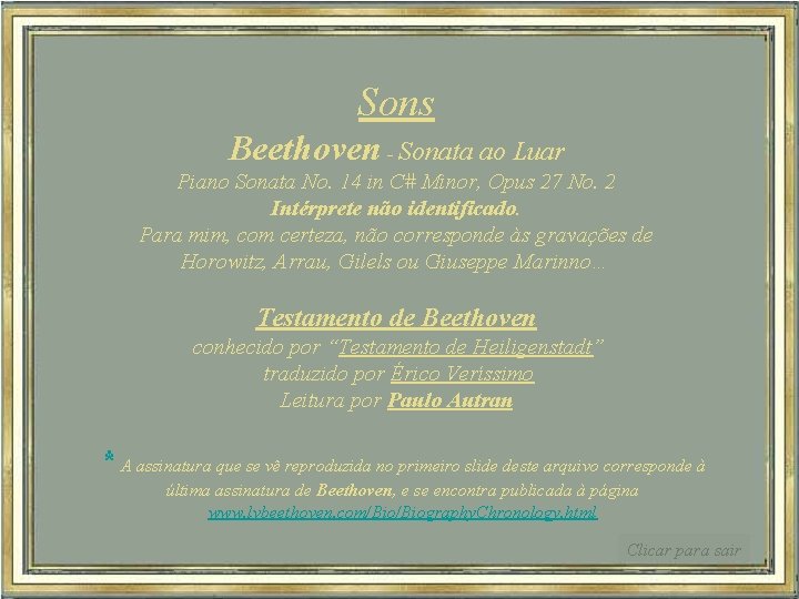 Sons Beethoven - Sonata ao Luar Piano Sonata No. 14 in C# Minor, Opus