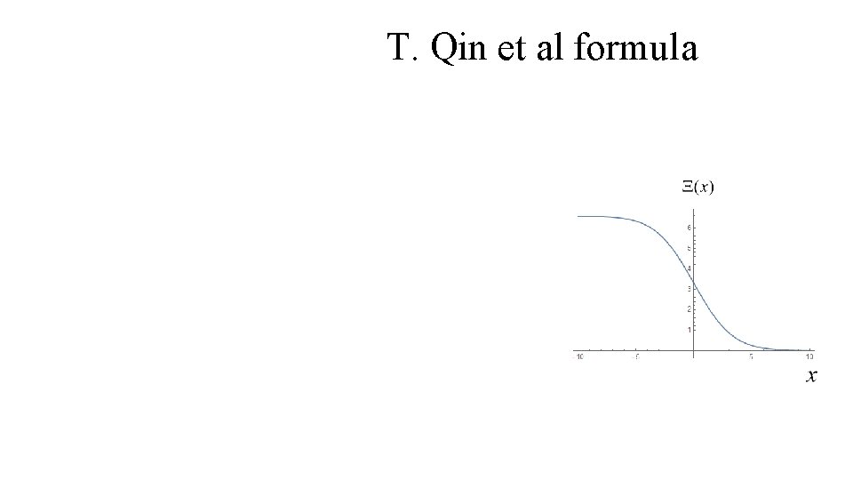 T. Qin et al formula 