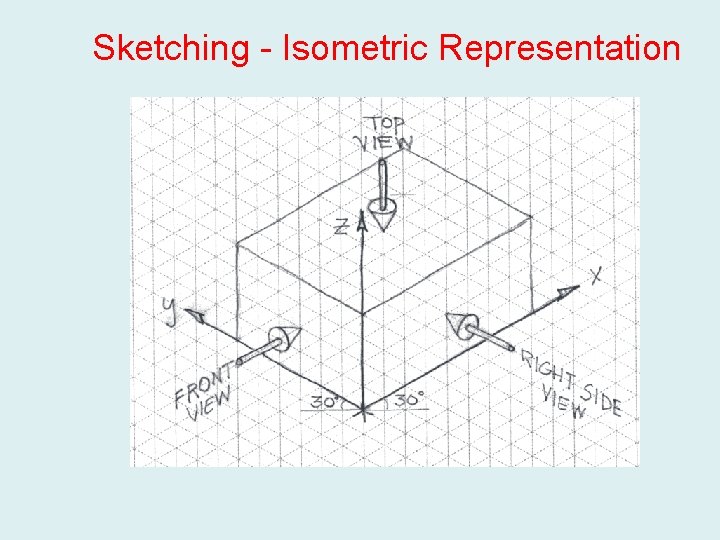 Sketching - Isometric Representation 