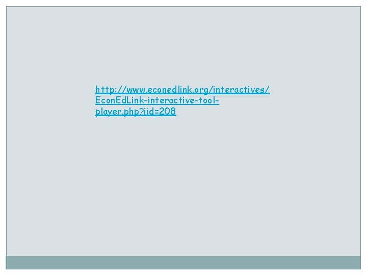 http: //www. econedlink. org/interactives/ Econ. Ed. Link-interactive-toolplayer. php? iid=208 