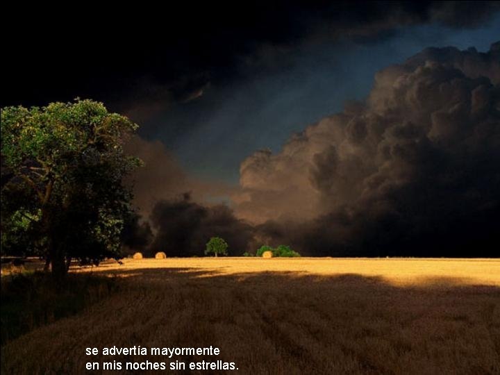 se advertía mayormente en mis noches sin estrellas. se advertía mayormente en mis noches sin estrellas.