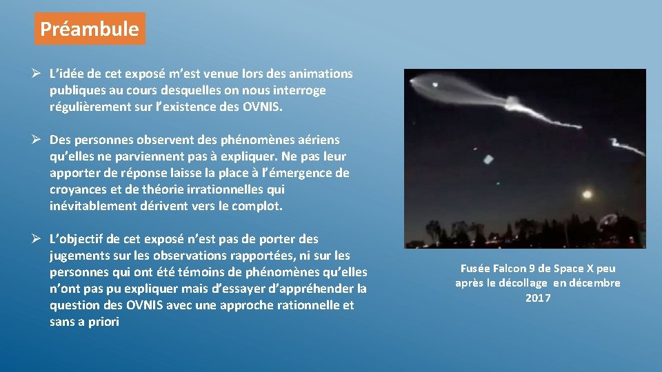 Préambule Ø L’idée de cet exposé m’est venue lors des animations publiques au cours