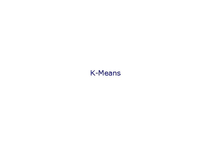 K-Means 