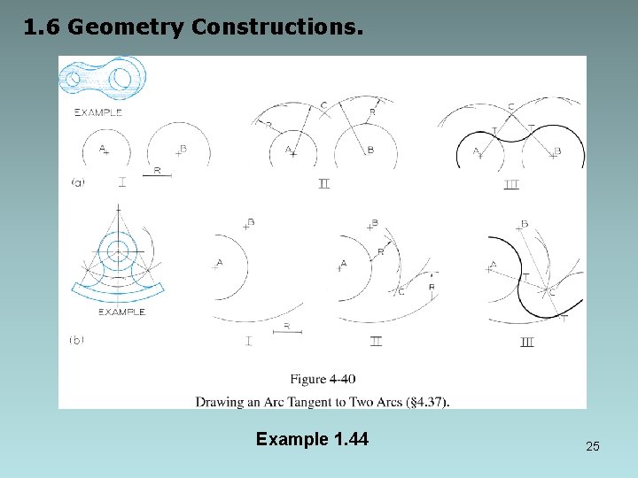 1. 6 Geometry Constructions. Example 1. 44 25 1. 6 Geometry Constructions. Example 1. 44 25