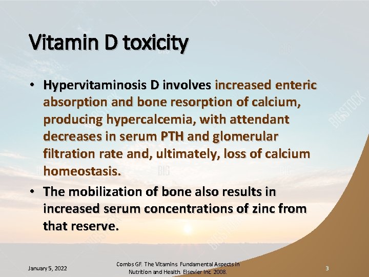 Vitamin D toxicity Domina Petric MD Vitamin D