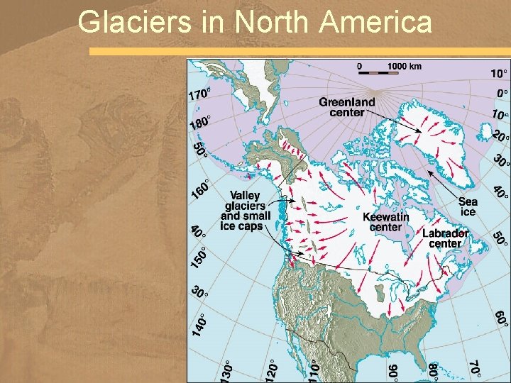 Glaciers in North America 