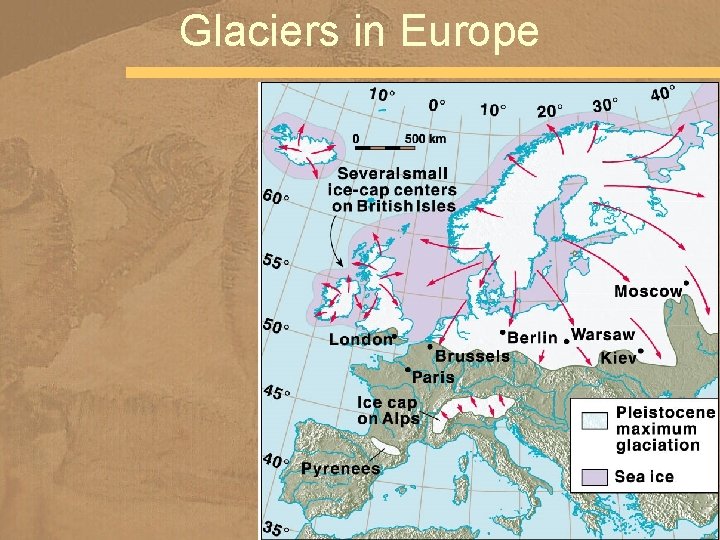 Glaciers in Europe 