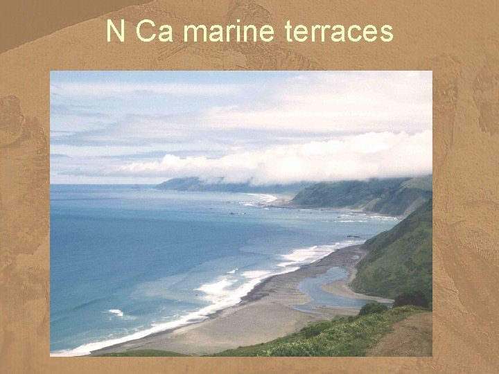 N Ca marine terraces 