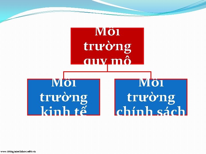 Môi trường quy mô Môi trường kinh tế www. trungtamtinhoc. edu. vn Môi trường