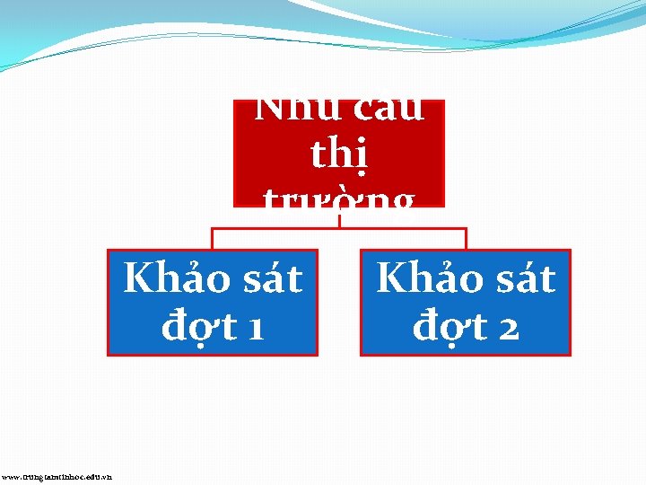 Nhu cầu thị trường Khảo sát đợt 1 www. trungtamtinhoc. edu. vn Khảo sát