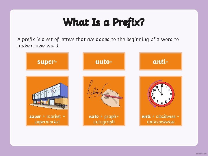 What Is a Prefix? A prefix is a set of letters that are added What Is a Prefix? A prefix is a set of letters that are added