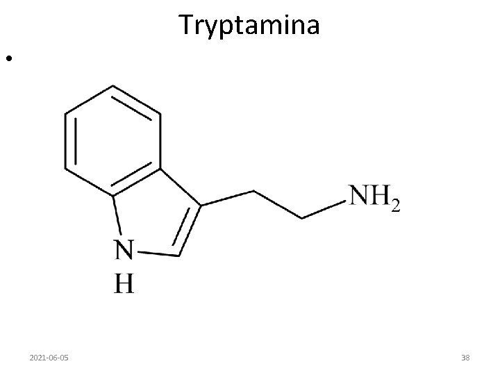 Tryptamina • 2021 -06 -05 38 
