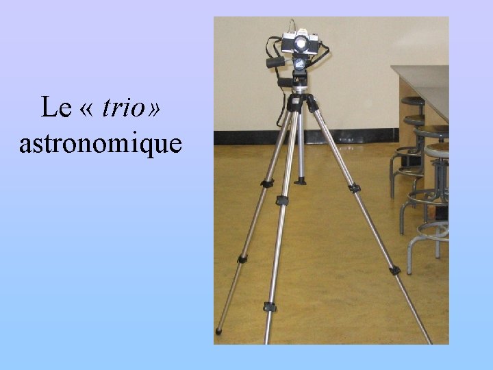 Le « trio» astronomique 