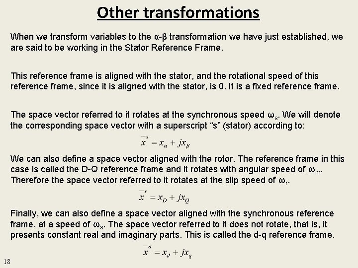 Machine Transformations J Mc Calley Space Vectors We