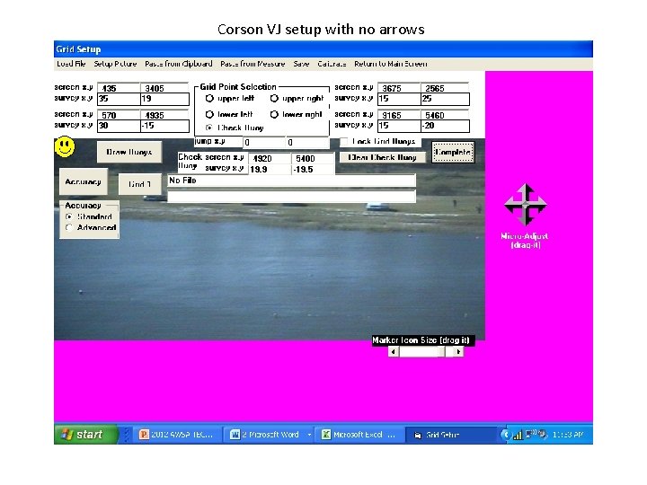 Corson VJ setup with no arrows Corson VJ setup with no arrows