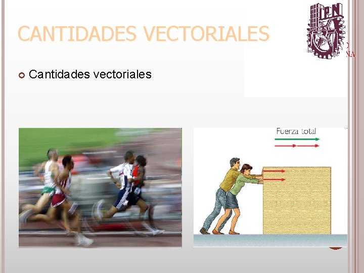  Cantidades vectoriales 6/4/2021 CANTIDADES VECTORIALES 