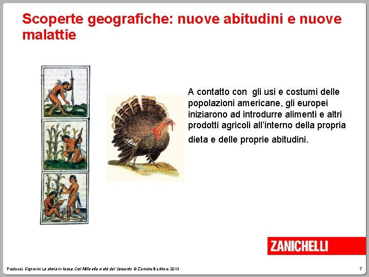 Scoperte geografiche: nuove abitudini e nuove malattie A contatto con gli usi e costumi