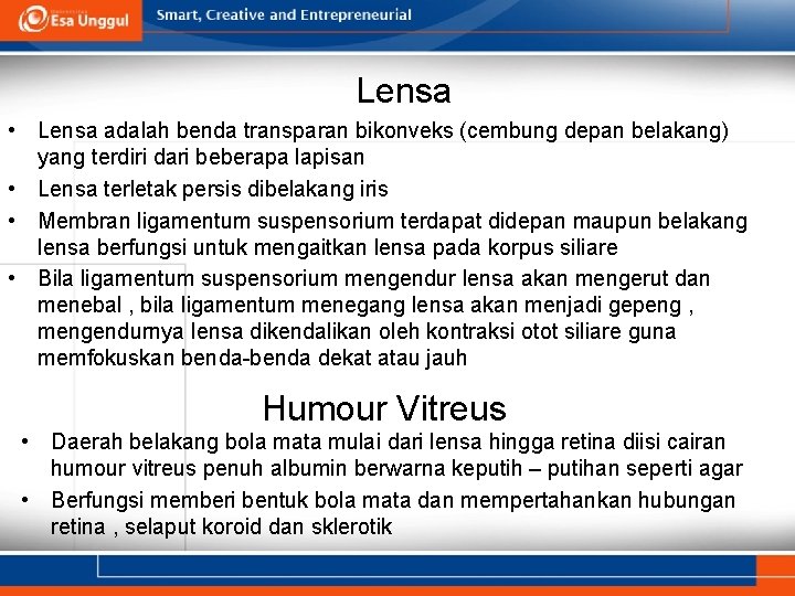 Lensa • Lensa adalah benda transparan bikonveks (cembung depan belakang) yang terdiri dari beberapa