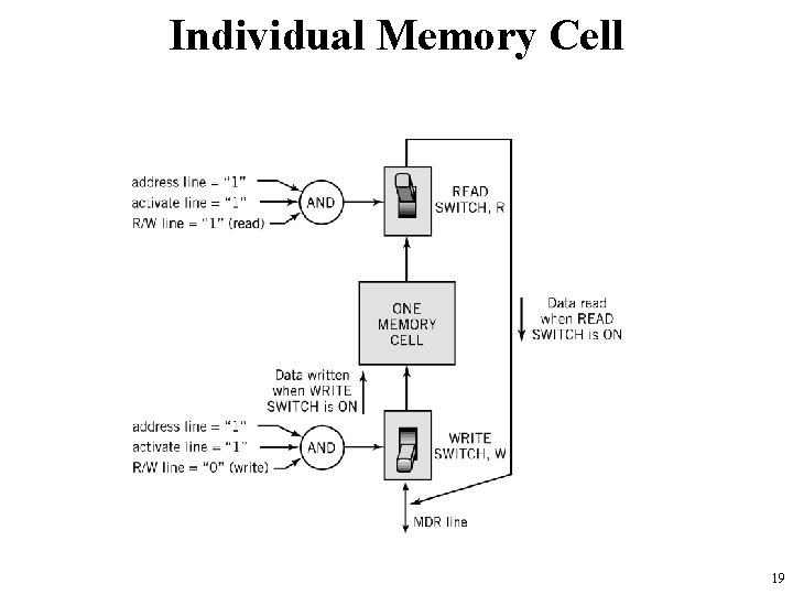 Individual Memory Cell 19 