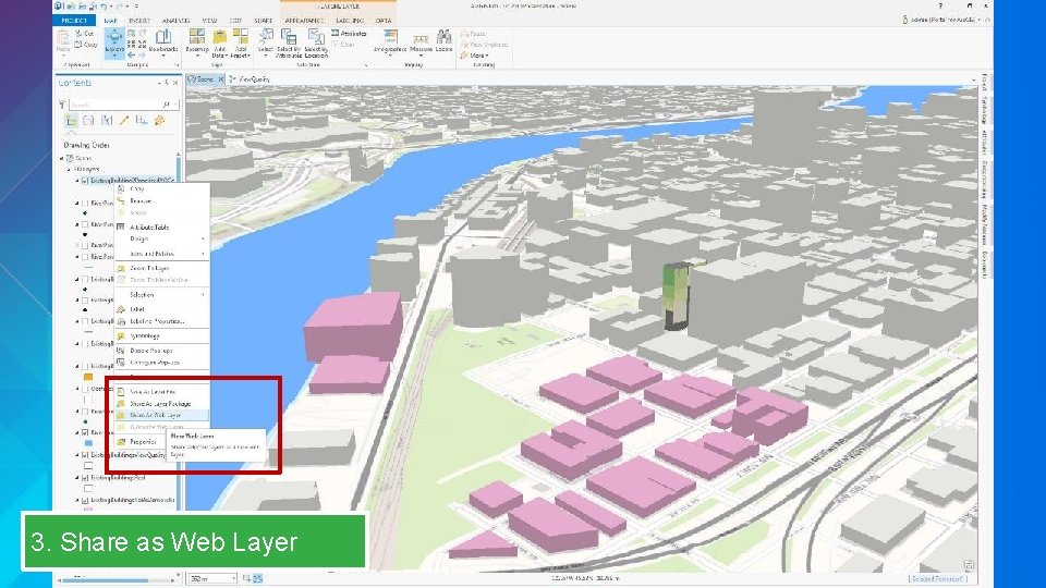3. Share as Web Layer 