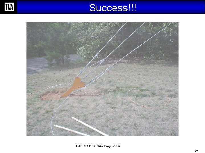 Success!!! 12 th NUMUG Meeting - 2008 10 