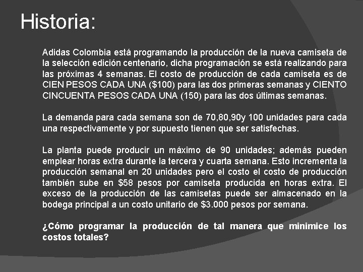Historia: Adidas Colombia está programando la producción de la nueva camiseta de la selección