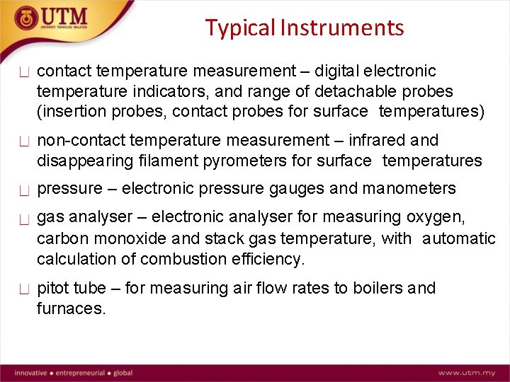 Typical Instruments contact temperature measurement – digital electronic temperature indicators, and range of detachable