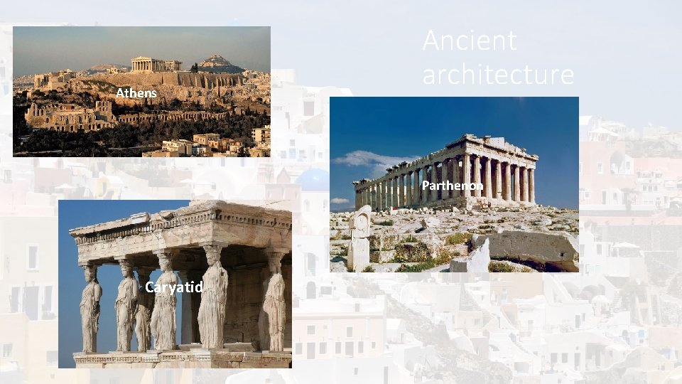 Athens Ancient architecture Parthenon Caryatid 