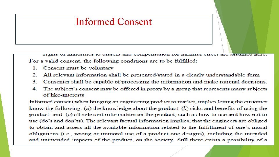 Informed Consent 