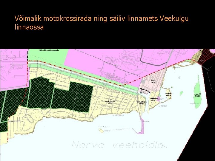 Võimalik motokrossirada ning säiliv linnamets Veekulgu linnaossa 