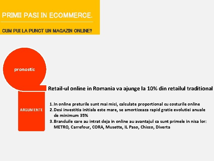 PRIMII PASI IN ECOMMERCE. CUM PUI LA PUNCT UN MAGAZIN ONLINE? pronostic Retail-ul online