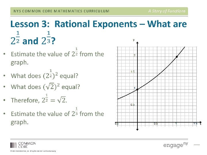 NYS COMMON CORE MATHEMATICS CURRICULUM © 2012 Common Core, Inc. All rights reserved. commoncore.