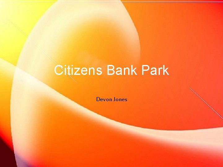 Citizens Bank Park Devon Jones 