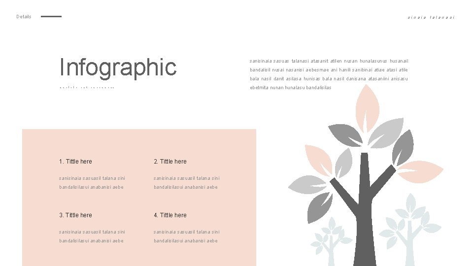 Details sinaia Infographic s a n i b i n n a t sanisinaia