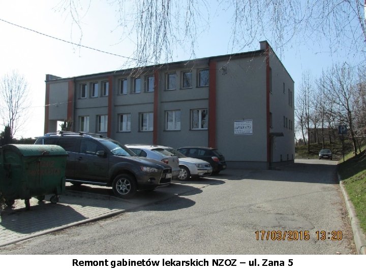 Remont gabinetów lekarskich NZOZ – ul. Zana 5 