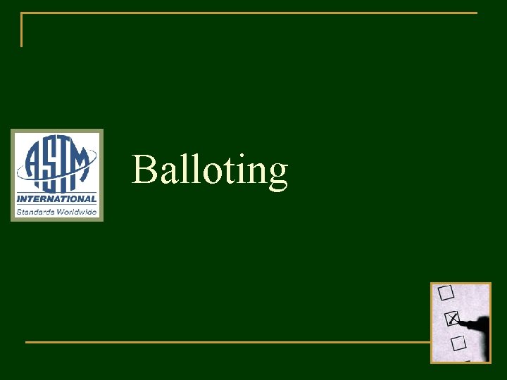 Balloting 