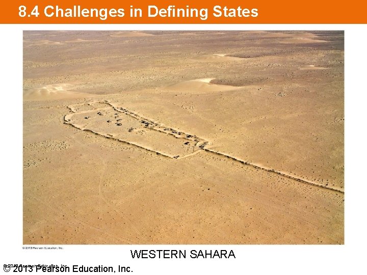 8. 4 Challenges in Defining States WESTERN SAHARA © 2013 Pearson Education, Inc. 